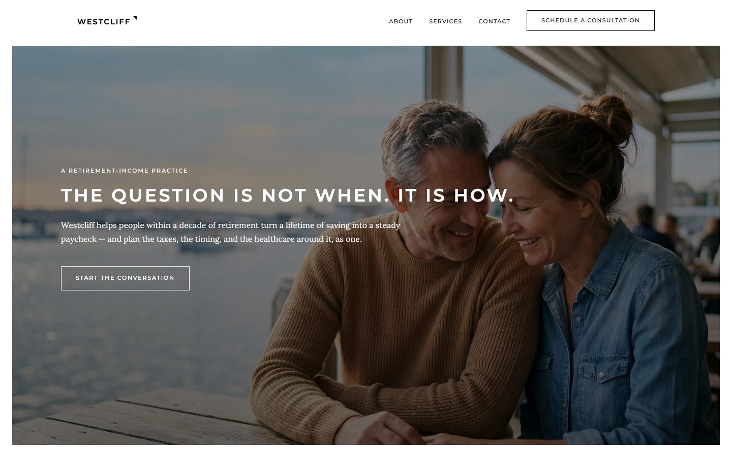 Modern · Editorial: a sample home page